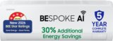 Samsung Bespoke AI 2026 Model 1.5 ton 4 Star Split Inverter with Wi-fi Energy Saving, Voice Control, Powerful Cooling, Copper, 4 Way swing, 5 Step Convertible AC(AR50H18D14HNNA,,AR50H18D14HXNA, White)