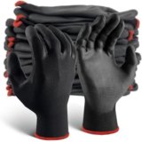 7SHIELD 3PAIRBlack Nylon Safety Gloves – Lightweight, Durable, Cut-Resistant Work Gloves Nylon  Safety Gloves(Pack of 6)