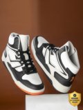 RED TAPE Casual Sneaker Shoes for Men | Elegantly Rounded Front, Soothing Insole Sneakers For Men(White, Orange , 8)