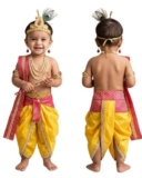 Fancyclub Krishna Dress for Baby Boy Kids Janmashtami Costume