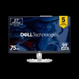 DELL S Series 68.58 cm (27 inch) Full HD LED Backlit IPS Panel with 5-Years warranty, 99% sRGB, Low Blue Light technology,HDMI x2, Tilt adjustment, Contrast Ratio 1000:1, 300 nits Brightness, Display Manager, 3-sided Bezel-less Monitor (S2721HNM / S2721HN)(AMD Free Sync, Response Time: 4 ms, 75 Hz R