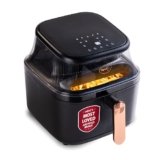 Pigeon by Stovekraft Healthifry 5.4L Digital Air Fryer | 1500W |See Through Glass Window|360° Rapid Air Circulation |80% Less Oil |Non-Stick Basket |Touch Control |Auto Shut-Off |2 Yrs Warranty |Black