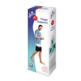 Flamingo Premium Thigh Support – Compression Sleeve for Thigh Pain Relief, Muscle Strain, Sports Injury & Workout Recovery | SIZE – SMALL |