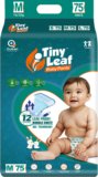 Tiny Leaf Baby Diaper Pants 12hrs Absorption with ADL |Medium 7-12kg, Pack 1 – M(75 Pieces)