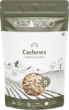KESARCO 100% Natural Premium Whole Cashews , Kaju nuts, Gluten Free – 1 kg Cashews(1 x 1 kg)