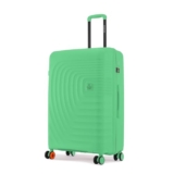 Nasher Miles Polypropylene Boston Hard-Sided Polypropylene 8 Spinner Wheel Check-in Luggage Summer Green 24 Inch |65Cm Trolley Bag Suitcase, Medium