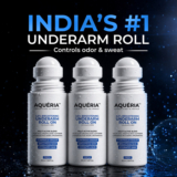 Aqueria Multi Active Underarm Roll On | 5.5% AHA BHA, Niacinamide – Aqua Fragrance Deodorant Roll-on  –  For Men & Women(150 ml, Pack of 3)