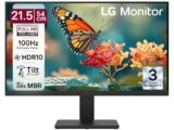 LG 22U401A 54.61 cm (22 Inch) Full HD (1920×1080) VA Monitor with 100Hz, 5ms (GtG),VGA, HDMI, 3-Side Virtually Borderless Design, sRGB 99% (Typ.), HDR 10, 1ms MBR, Reader Mode, Flicker Safe (2026)