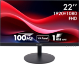 MarQ by Flipkart 55.88 cm (22 inch) Full HD VA Panel Monitor (22FHDMEQPUUB)(Response Time: 1 ms, 100 Hz Refresh Rate)