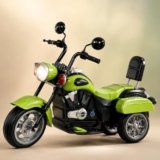 Lifelong Royal Electric Ride On Motor Bike for Kids, Semi Assembled Rechargeable Toy Bike One Touch Start,Light and Music, Long Battery Life, 3 Wheels, Comfortable Seat for 1-6 Yrs (LLEV99)