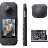 Insta360 X4 Air Starter Bundle – Lightweight 165g 8K 360 Camera, Invisible Selfie Stick Effect, Replaceable Lenses, Shoot First & Frame Later, Built-in Wind Guard, AI-Powered App
