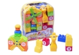 Negi Educational Toys 40 Pcs Set for Kids | Building Block for Moter Skill | Mental Exercise | Observed Coordination | Communication Skills for Age 3 Year and Up BIS Approved