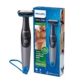 Philips Showerproof Body & Balls Trimmer for Men Private Parts | Bi-directional Trimming| Skin Safe Intimate Grooming | Skin Protection System | 2yrs Warranty | India’s #1 Men’s Trimmer* | BG1025
