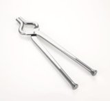 Clazkit Stainless Steel Kitchen Pincer 9mm | Multi-Purpose Food Tong for Cooking, Serving, BBQ, Salad, Bread, Pasta & Ice | Heat Resistant Grip | Heavy Duty Kitchen Tool