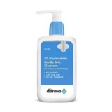 The Derma Co 2% Niacinamide Gentle Skin Cleanser for Sensitive, Dry, Normal Skin – 125 ml Non-Irritant | 100% Soap-Free | Non-Oil Stripping | Gently Cleanses Makeup