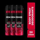 AXE intense Body Spray  –  For Men(645 ml, Pack of 3)