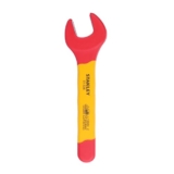 Stanley STMT77728-23B VDE Insulated Open End Wrench 22mm, Ideal For Repair Of Electric Vehicles, Red and Yellow