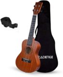 KADENCE UKTWC Sapele Wood Body, Rosewood Fretboard, Bag & Learning Course | 23″ Acoustic Concert Ukulele(Overall Length – 58 cm)