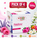 N-ODOR Rose Blocks Air Freshener Lavender, Jasmine & Rose Aroma Diffuser 3+1(4 x 50 g)