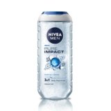 NIVEA MEN Pure Impact 250ml Body Wash| Shower Gel for Face, Body & Hair| Purifying Micro Particles for Extra Fine Scrub & Instant Summer Freshness|Clean, Healthy & Moisturized Skin