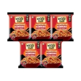 WickedGud Korean Instant Noodles | Fiery 2X Spicy | Whole Wheat | No Palm Oil | 67 g Each (Pack of 5)