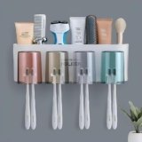 Megharsh Megharsh Wall Mounted Toothbrush Holder for Bathroom – Stickable Brush Stand with Cover Tooth Brush & Paste Holder for Bathroom Multi.