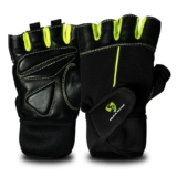 SG Shield Weightlifting Gloves | Gym Gloves with Soft Grip & Anti-Slip Palm | Half Finger Fitness Gloves for Men & Women, Breathable Workout Gloves for Training & Sports