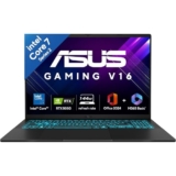 ASUS Gaming V16 (2025),Intel Core 7 240H (i7-14th Gen),RTX 5050-8GB,16GB RAM,512GB SSD,FHD+,16″,144Hz,Backlit Keyboard,Windows 11,M365*,Office 2024,Matte Black,1.95 Kg V3607VH-RP038WS,Gaming Laptop