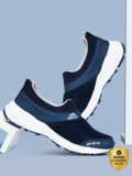 asian Future-04 laceless sports shoes for men | Latest Stylish Casual sneakers for men without laces | running shoes for boys | Slip on blue shoes for running, walking, gym, trekking & party Loafers For Men(Multicolor , 6 UK/India)