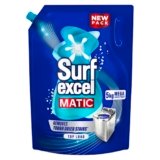 Surf Excel Matic Top Load Liquid Detergent 5Kg Refill Pouch, Specially designed to remove Tough Dried Stains, 1st time in Washing Machine