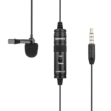 Saramonic LavMicro U2 Clip-On Lavalier Mic for Cameras & Mobile Devices with 19.7′ (6m) 3.5mm TRS/TRRS Cable
