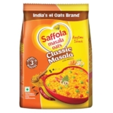 Saffola Masala Oats | 225g | Classic Masala | Tasty, Anytime Snack | Ready in 3 mins | Millets Goodness- with Bajra & Jowar | No maida, No added preservatives | Helps manage weight