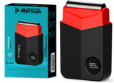 MILDCARES RStyler Portable Mini Shaver for Men | 7D Floating Dual Foil, Travel Lock Trimmer 60 min  Runtime 1 Length Settings(Black, Red)