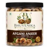 Bhuvenika Dry fruits and Mukhwas Dried Afghani Anjeer 1Kg | Premium quality black Figs (Anjeer) | Rich Source Of Fiber | Low in Fat | Ideal for Festive Gifting | Hygienically Packed
