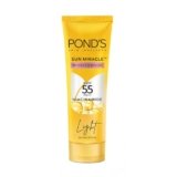POND’S Serum boost sunscreen For All skin types prevent and fade dark patches with the power of SPF 55 and NIACINAMIDE-C Serum 50g