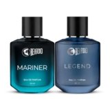 Beardo Oceanic Legend Duo- Mariner & Legend Perfume for Men (50ml x 2) | Long Lasting Fragrance | Long Lasting Perfume for Men | Gift for Men | Gift for Friend