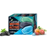 Fiama Men Gel Bar Active Celebration Pack with 3 Unique Gel Bars, 375g (125g – Pack of 3),Charcoal and Grapefruit, Refreshing Pulse and Energising Sport for Moisturised Skin, Soap for Men, For All Skin Types