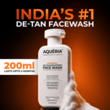 Aqueria De-Tan & Brightening | 3% Niacinamide, Alpha Arbutin & Ceramides Face Wash(200 ml)