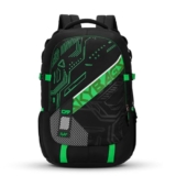 Skybags Vesper 40L Laptop Backpack with Rain Cover – Black