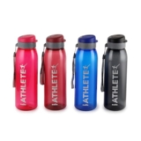CELLO Athlete Water Bottles Set of 4 Pcs For Daily Use, 800 ml Each Multicolor | Stylish & Unbreakable BPA-Free Leakproof Freezer & Fridge Safe Flip Top Lid Water Bottle For School, Office & Travel