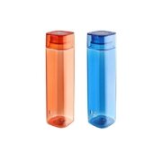CELLO H2O Squaremate Water Bottle Set of 2, 1000ml Each | Food Grade, Unbreakable Pet Water Bottle |Reusable Leakproof Lightweight Easy to Carry Fridge Pet Bottle Set For Home, School, Office, Gifting