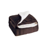 Bumtum Super Soft New Born Baby Double Layer AC Blanket | Wrapper Sheet for Baby Boys & Baby Girls | Lightweight | Super Comfortable (100cm x 80cm, Dark Brown)