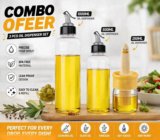 Jaybalaji 250 ml, 500 ml, 1000 ml Cooking Oil Dispenser Set(Pack of 3)