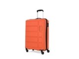 Kamiliant American Tourister Harrier|Cabin Trolley Bag Small Size (56 cms) for Travel| Hard Case Polypropylene (PP) Suitcase|360° 4-Wheel Spinner Luggage Trolley|Combination Lock|Carrot Orange