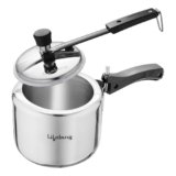 Lifelong 2L Stainless Steel Pressure Cooker | Inner Lid Design with Silicone Gasket | Induction & Gas Compatible | 1.2mm Thick | Leak-Proof, Durable, Rust-Resistant Body ISI-Certified