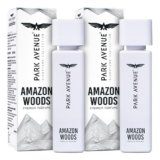 Park Avenue Voyage Signature Collection – Amazon Woods (120ml x 2) | Liquid Perfume For Men | Fresh Long-Lasting Aroma | Premium Perfume