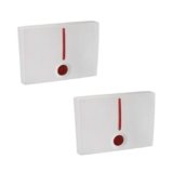 Anchor by Panasonic Wahe Guru Door Bell for Home and Office (Pack of 2, White)