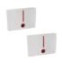 Larah by Borosil Helena Opalware Dinner Set, 13 Pieces, White