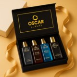 OSCAR Luxury Unisex Perfume Gift Set 4×20 ML with Long Lasting Fragrance Perfume  –  80 ml(For Men & Women)