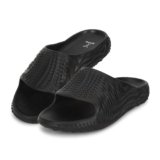 YOHO All-Terrain Sliders for Men | Cushioned Slippers| Lightweight | Waterproof | Classic Black- UK 9